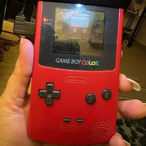 Nintendo Game Boy Color - Bold Red 1998